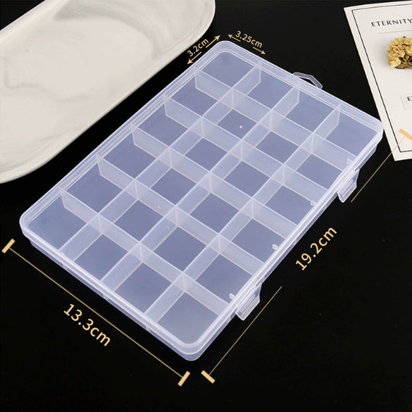 Plastic Plaid Decorative Storage Box Insert For Jewelry Accessories Diy Handmade