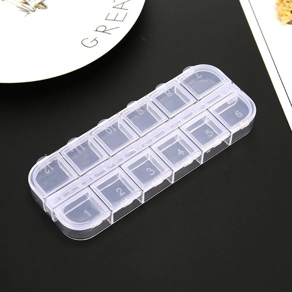 Plastic Plaid Decorative Storage Box Insert For Jewelry Accessories Diy Handmade