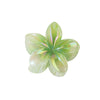 Plastic Plumeria Sweet Flower Baking Paint Hair Shark Clip Women's Hair Accessories
