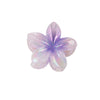 Plastic Plumeria Sweet Flower Baking Paint Hair Shark Clip Women's Hair Accessories