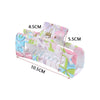 Plastic Rectangle Women's Grab Clip With Water Transfer Flower Printing