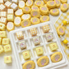 Plastic Resin Beaded Jewelry With Checkered Bear Pattern And Fuel Injection Processing Loose Beads For Diy Bracelet Necklace Mobile Phone Chain