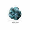 Plastic Resin Flower Hair Grab Clip Fashion Baking Paint Headwear For Women