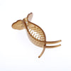 Plastic Resin Geometric Ball Head Grab Clip For Women With Paint Design