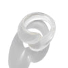 Plastic Resin Geometric Irregular Double Water Drop Electroplated Women's Ring