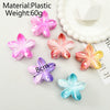 Plastic Resin Gradient Colorful Egg Flower Baking Paint Women's Hair Clip Headwear Accessories