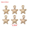 Plastic Resin Handmade Beaded Jewelry With Fivepointed Star Shell Starfish Pendant Cartoon Festive Style Electroplated