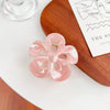 Plastic Resin Handmade Colorful Hollow Plumeria Flower Hairpin For Women