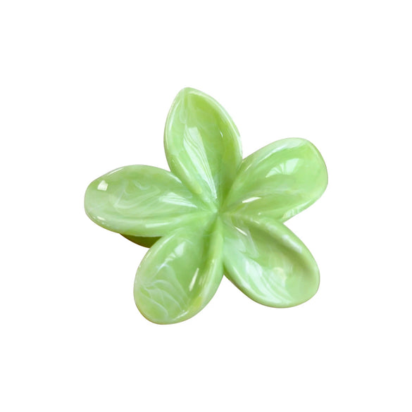 Plastic Resin Handmade Flower Hair Clip For Girls