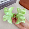 Plastic Resin Handmade Flower Hair Clip For Girls