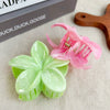 Plastic Resin Handmade Flower Hair Clip For Girls