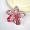 Plastic Resin Handmade Flower Hair Clip For Girls