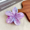 Plastic Resin Handmade Flower Hair Clip For Girls