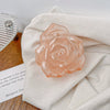 Plastic Resin Handmade Fresh Style Flower Pattern Female Hair Accessories Shark Clip