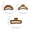 Plastic Resin Handmade Geometric Grip Hair Clip For Women