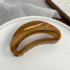 Plastic Resin Handmade Geometric Grip Hair Clip For Women
