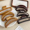 Plastic Resin Handmade Geometric Grip Hair Clip For Women