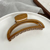 Plastic Resin Handmade Geometric Grip Hair Clip For Women