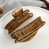 Plastic Resin Handmade Geometric Grip Hair Clip For Women