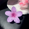 Plastic Resin Handmade Sweet Plant Flower Hair Clips For Women