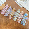 Plastic Resin Handmade Sweet Style Plant Flowers Hair Clip For Women