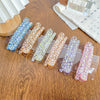 Plastic Resin Handmade Sweet Style Plant Flowers Hair Clip For Women