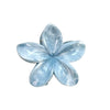 Plastic Resin Handmade Women's Hair Grab Clip With Egg Flower Design