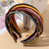 Plastic Resin Handmade Women's Headband Hair Accessories Frosted Morandi Pure Color