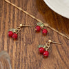 Plastic Resin Jewelry Set With Plants Flowers Pattern Electroplated For Women