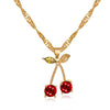 Plastic Resin Jewelry Set With Plants Flowers Pattern Electroplated For Women