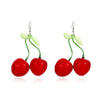 Plastic Resin Jewelry Set With Plants Flowers Pattern Electroplated For Women