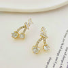 Plastic Resin Jewelry Set With Plants Flowers Pattern Electroplated For Women