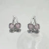 Plastic Resin Jewelry Set With Plants Flowers Pattern Electroplated For Women
