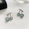 Plastic Resin Jewelry Set With Plants Flowers Pattern Electroplated For Women