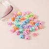 Plastic Resin Mini Small Grab Clip Hairpin With Baking Paint Geometric Style For Women