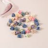 Plastic Resin Mini Small Grab Clip Hairpin With Baking Paint Geometric Style For Women