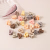 Plastic Resin Mini Small Grab Clip Hairpin With Baking Paint Geometric Style For Women
