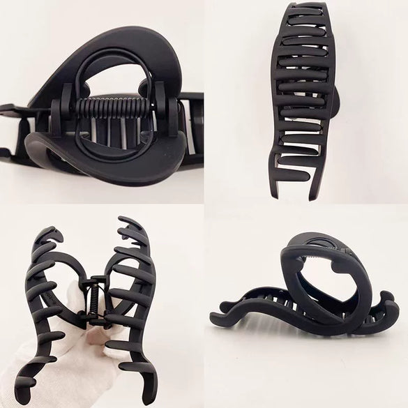 Plastic Resin Musical Note Hair Clip With Baking Paint For Women