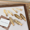 Plastic Resin Natural Style Stamping Women's Hairpins Hair Accessories