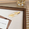 Plastic Resin Natural Style Stamping Women's Hairpins Hair Accessories