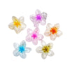 Plastic Resin Plumeria Hairpin Hair Accessories With Baking Paint Little Fresh Style