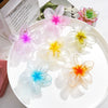 Plastic Resin Plumeria Hairpin Hair Accessories With Baking Paint Little Fresh Style