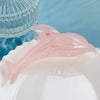 Plastic Resin Shell Hair Clip With Dolphin And Shark Shape Baking Paint Minimalist Style For Women