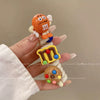 Plastic Resin Spray Oil Cartoon Character Style Women's Hair Accessories Hair Ring And Pony Tail Tie