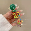 Plastic Resin Spray Oil Cartoon Character Style Women's Hair Accessories Hair Ring And Pony Tail Tie