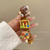 Plastic Resin Spray Oil Cartoon Character Style Women's Hair Accessories Hair Ring And Pony Tail Tie