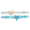 Plastic Resin Star Shaped Beaded Anklet For Women