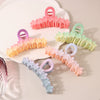 Plastic Resin Sweet Plant Flowers Style Baking Varnish Hair Claw For Women