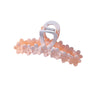 Plastic Resin Sweet Plant Flowers Style Baking Varnish Hair Claw For Women