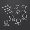 Plastic Resin Ushaped Ear Pin Ear Hook With Hanging Pendant Dripping Oil Diy Earring Accessories